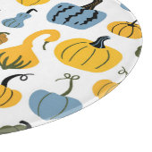 Schattigee pompoenen Cartoon Hand getrokken Snijplank (Hoek)