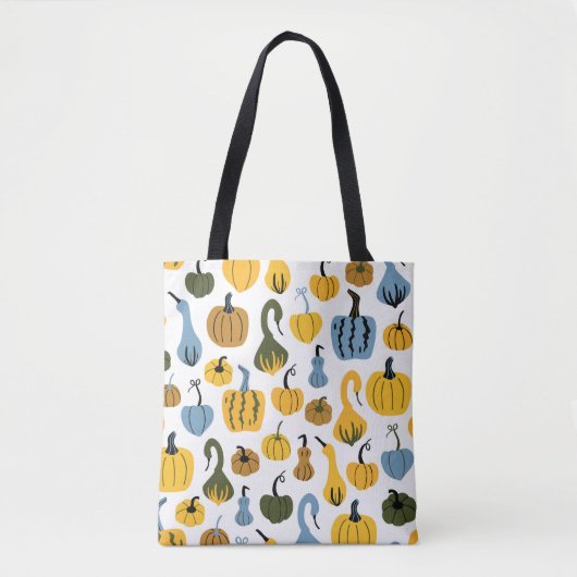 Schattigee pompoenen Cartoon Hand getrokken Tote Bag (Voorkant)