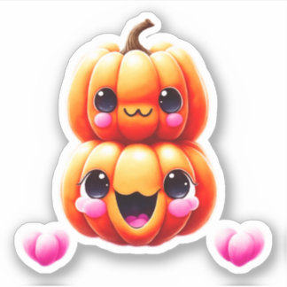 Schattigee pompoenen | Halloween Sticker