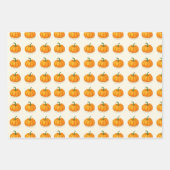 Schattigee pompoenen Herfst Oogst Inpakpapier Vel (Voorkant 2)