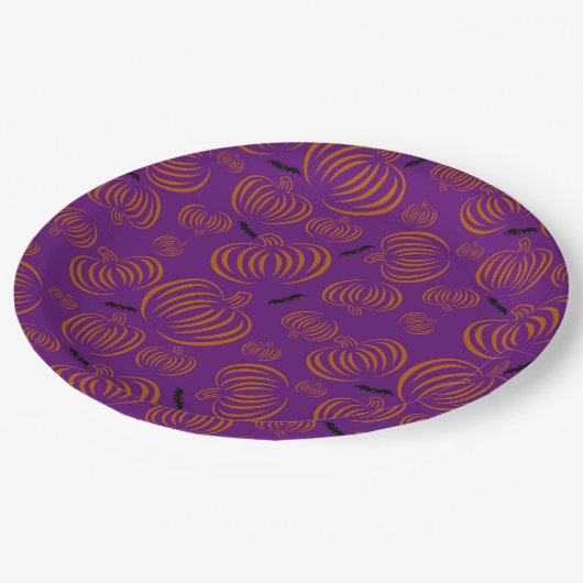 Schattigee pompoenen papier Bord (Gekanteld)