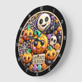 Schattigee pompoenen Spooky Season Decor Grote Klok (Hoek)