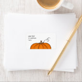 Schattigee pompoenetiketten voor jouw tekst of adr etiket (Insitu)