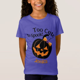 Schattigee pompoenprinses Halloween T-shirt