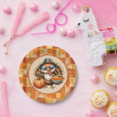 Schattigee pompoentaart papieren bordje (Feest)