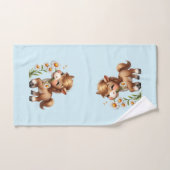 Schattigee Pony eet madeliefjes Bad Handdoek (Handdoek)