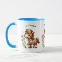 Schattigee Pony eet madeliefjes