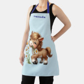 Schattigee Pony eet madeliefjes Schort (Insitu)