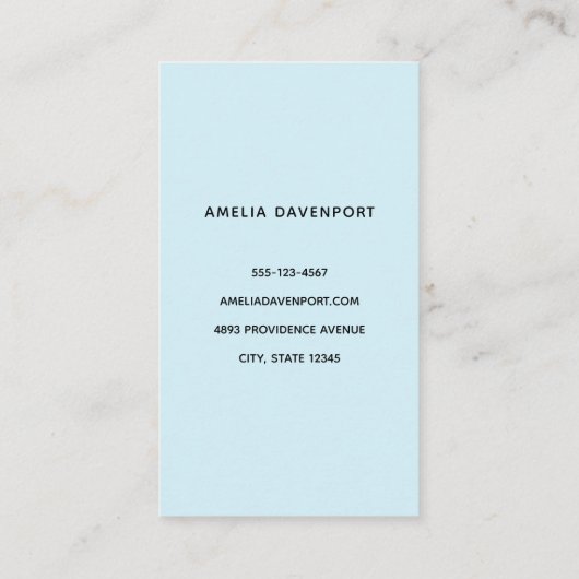 Schattigee Pony eet madeliefjes Visitekaartje (Achterkant)