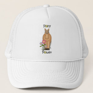 Schattigee Pony Power Horse Trucker Hat Trucker Pet