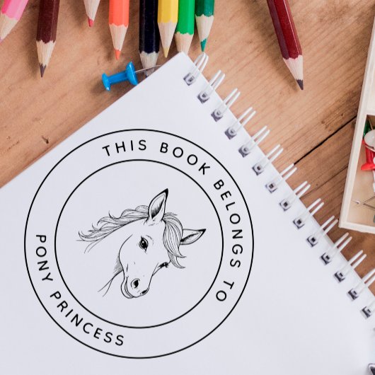 Schattigee Pony Princess Dit boek hoort bij de naa Zelfinktende Stempel