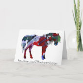 Schattigee Pony Verjaardag Kaart - 10e Verjaardag  (Achterkant)