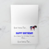 Schattigee Pony Verjaardag Kaart - 10e Verjaardag  (Binnen)