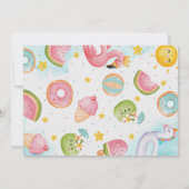 Schattigee Pool Party Verjaardag Bash Foto Kaart (Achterkant)