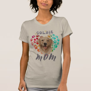 Schattigee poot Hart gouden Hond Puppy Huisdier Di T-shirt