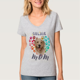 Schattigee poot Hart gouden Hond Puppy Huisdier Di T-shirt