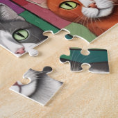 Schattigee Pop Art Cats Legpuzzel (Zijkant)