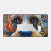 Schattigee Pop Art Terrier Bureaumat (Keyboard & Muis)