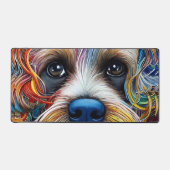 Schattigee Pop Art Terrier Bureaumat (Voorkant)