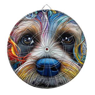 Schattigee Pop Art Terrier Dartbord
