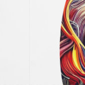 Schattigee Pop Art Terrier Ingelijst in Wit Behang (Zoom)