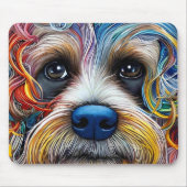 Schattigee Pop Art Terrier Muismat (Voorkant)