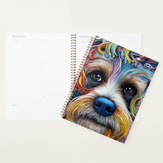 Schattigee Pop Art Terrier Planner (Display)