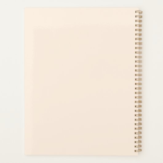 Schattigee Pop Art Terrier Planner (Achterkant)