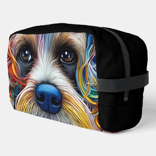 Schattigee Pop Art Terrier Toilettasje (Linkerhoek)