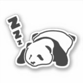 Schattigee Pop Panda Sticker (Voorkant)