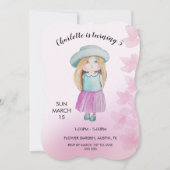 Schattigee pop Waterverf illustratie Feestdagenkaart (Voorkant)