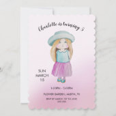 Schattigee pop Waterverf illustratie Feestdagenkaart (Voorkant)