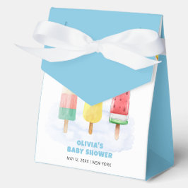 Schattigee Popcicle klaar om pop Ice Cream Baby sh Bedankdoosjes