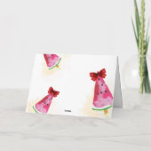 Schattigee Popcicle klaar om Pop Ice Cream Baby sh Bedankkaart (Achterkant)