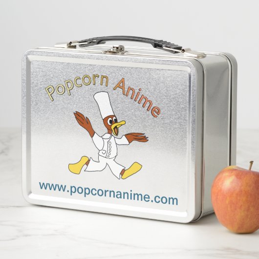 Schattigee Popcorn Anime Chef Ducky Kazoo Lunchbox (In situ)