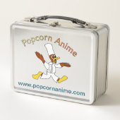 Schattigee Popcorn Anime Chef Ducky Kazoo Lunchbox (Voorkant)