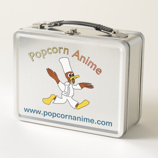 Schattigee Popcorn Anime Chef Ducky Kazoo Lunchbox (Voorkant)