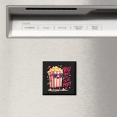 Schattigee Popcorn Valentijn Je maakt mijn hart Po Magneet (Insitu (Vaatwasser))