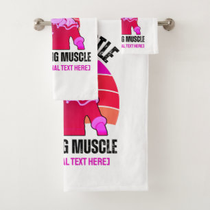 Schattigee POPEYE Mijn Side Hustle is het bouwen v Bad Handdoek