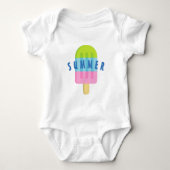 Schattigee Popsicle Custom baby bodysuit voor pasg (Voorkant)