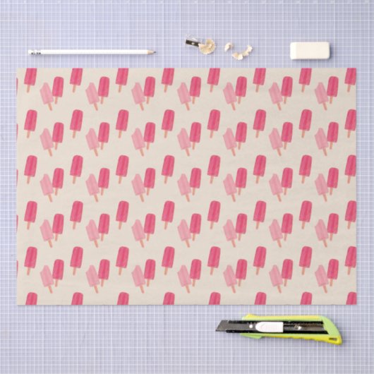 Schattigee Popsicle Friends Tissue Paper Tissuepapier (Craft)