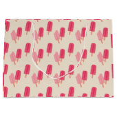 Schattigee Popsicle Vrienden Gift Bag Groot Cadeauzakje (Voorkant)