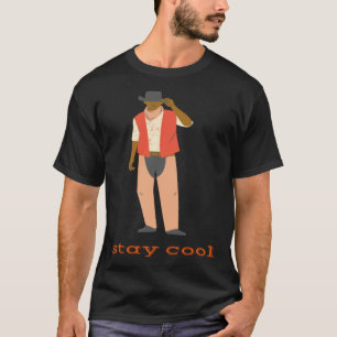 Schattigee Positieve Berichten Western Blijf Koel T-shirt