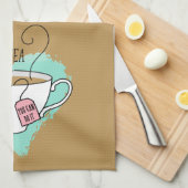 Schattigee Positivitea Gift voor Theeliefhebber Theedoek (Quarter Fold)