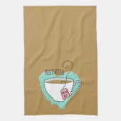 Schattigee Positivitea Gift voor Theeliefhebber Theedoek (Verticaal)