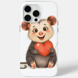 Schattigee Possum telefoonhoesje iPhone 15 Pro Max Hoesje