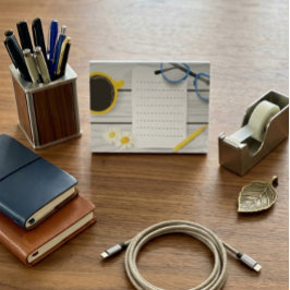 Schattigee Post-it® notes met Koffie en Bloemen