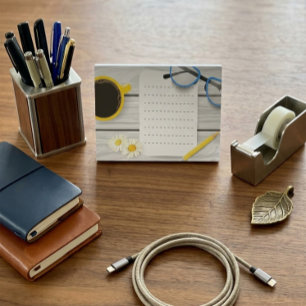 Schattigee Post-it® notes met Koffie en Bloemen