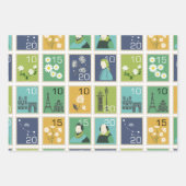 Schattigee postzegels inpakpapier (Voorkant 3)