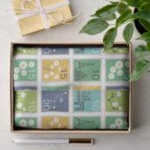 Schattigee postzegels tissuepapier (Geschenk)